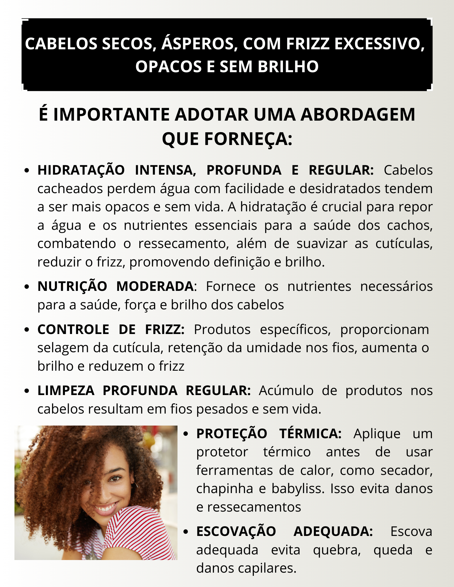 Capa Dor Cabelos secos